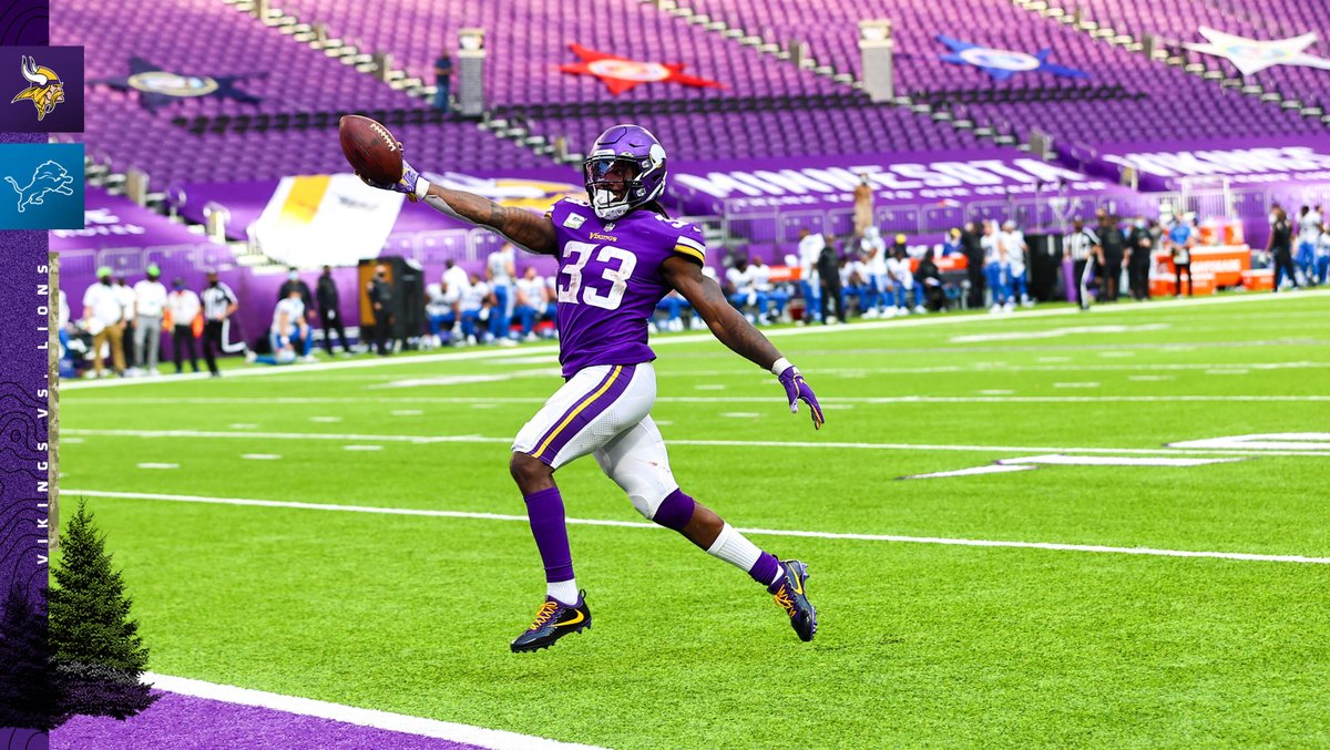 Vikings's tweet photo. 1st 200+ yard game of @dalvincook's career https://t.co/eoOoigw8Lf