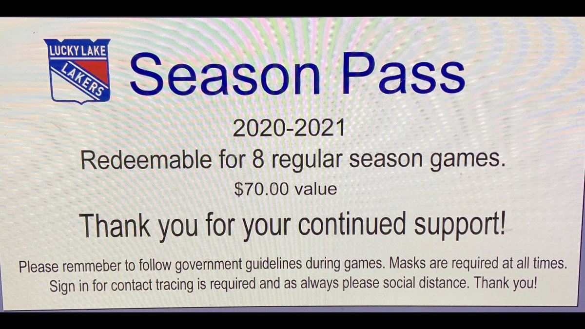 Our season gets underway next  weekend with a home and home against <a href="/DynamosSHC/">Dinsmore Dynamos Senior Hockey Club</a>.  Friday in dinsmore at 8pm and then back In lucky lake on Saturday at 7. We will be selling 75 season tickets for all 8 home games. Contact Dwayne Berndt 306-858-7499 if your interested.
