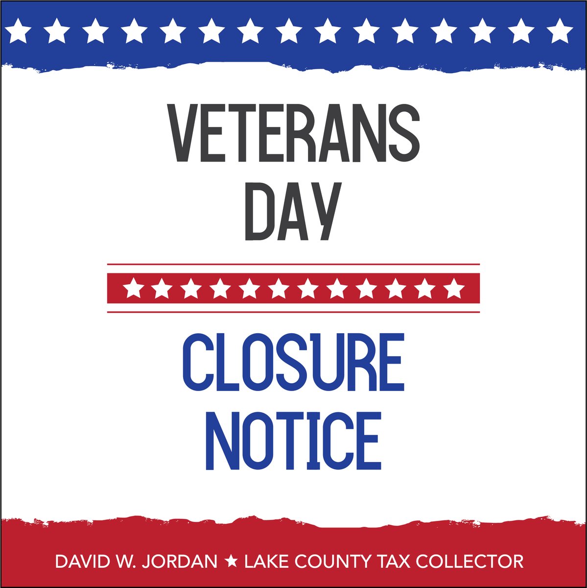 David W. Jordan Lake County Tax Collector tweet media