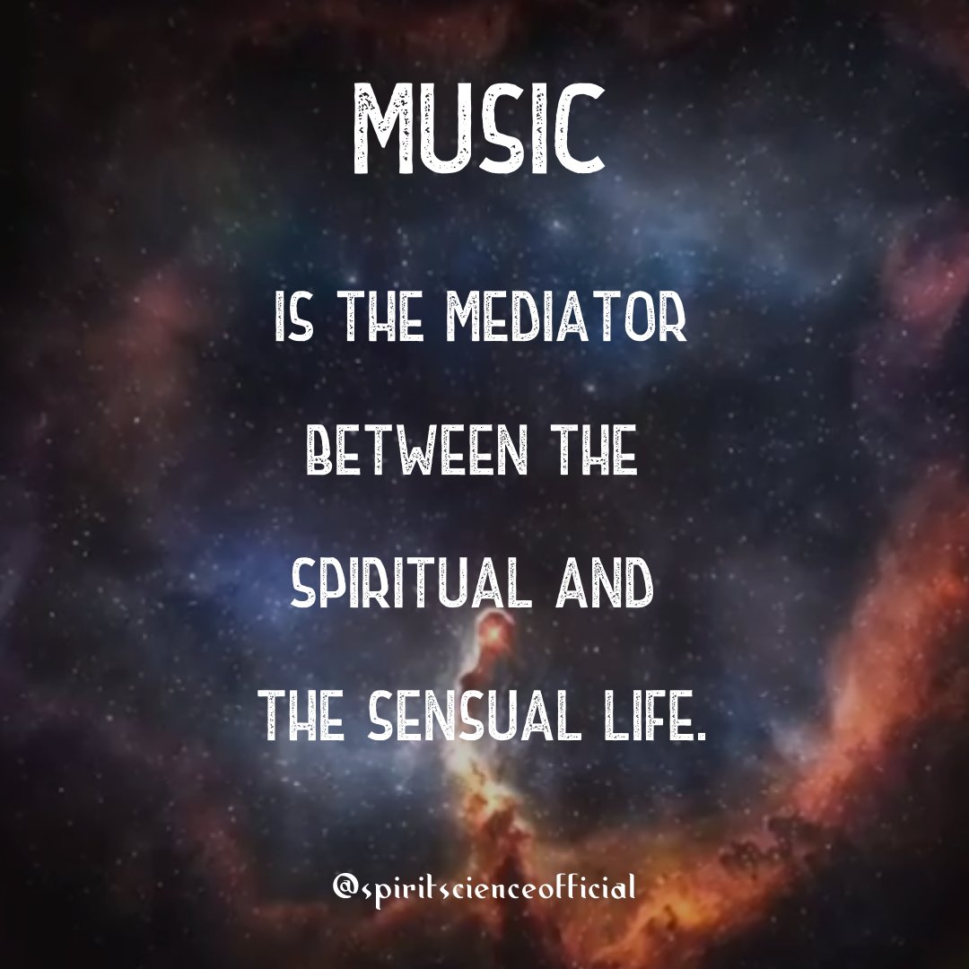 spiritsciences's tweet photo. Music.
It connects our physical self with our spiritual self.
You feel it in your mind, body, and spirit.
It invokes the magic of our being. 🎶💜

#energyupdate #higherself #guidedmessage #loveandlight #raiseyourvibration https://t.co/YInbtZiG4h