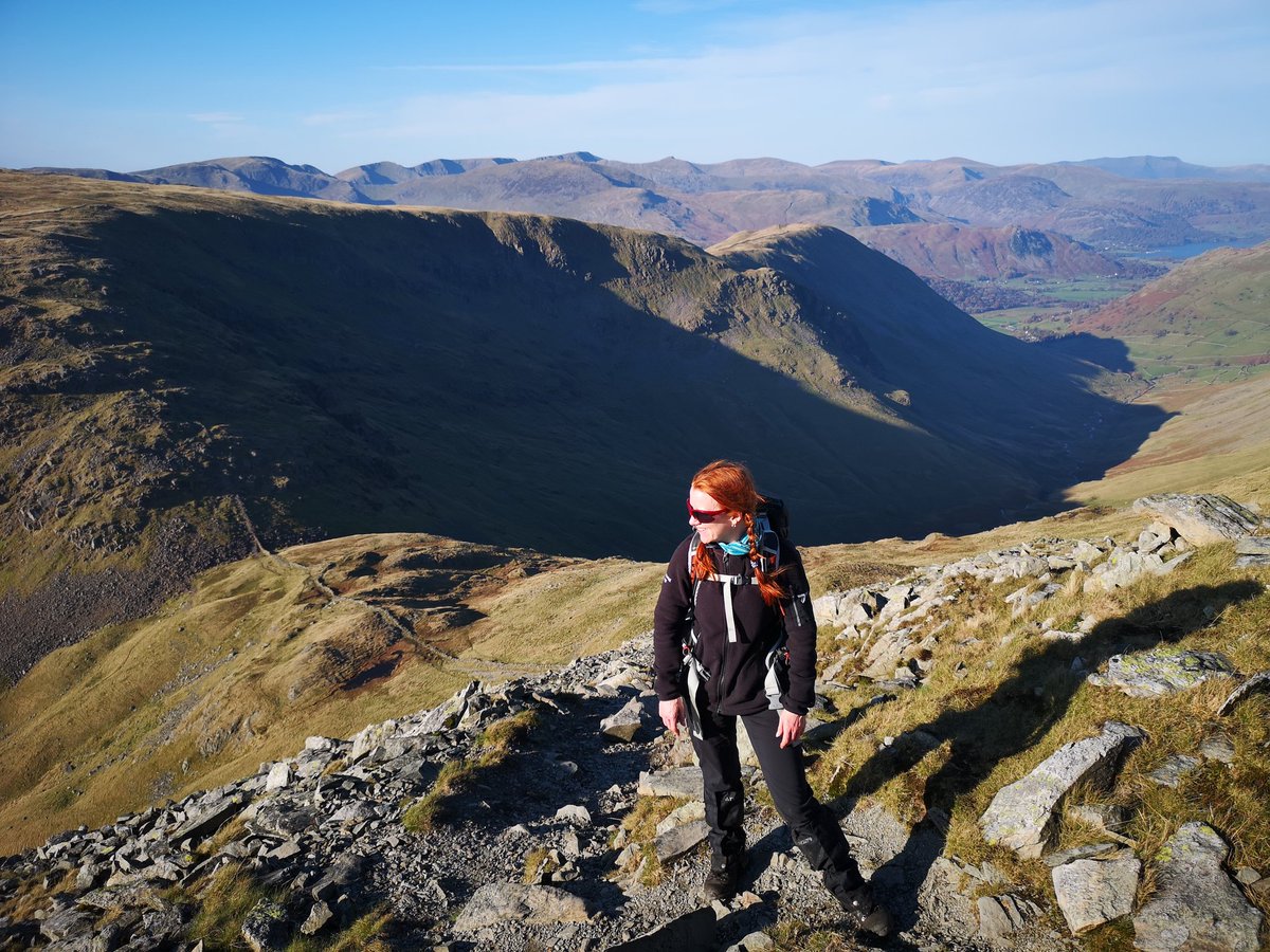 LakesDirector's tweet photo. Making the most of the Autumn sun! #troutbeck #illbell @lakedistrictnpa @nationaltrust https://t.co/o89vFq4Fw7