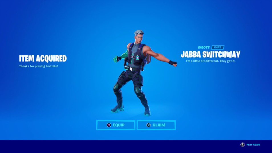 scoobydoo_crew's tweet photo. Bought the โJabba Switchwayโ emote using code #DEAD โผ๏ธ๐ฅ #CodeDEAD @DaBabyDaBaby @NlNJAX #Fortnite #DaBaby #FortniteDaBaby #Support use code #DEAD to support! ๐๐พ๐ถ https://t.co/LRn12CPvt0