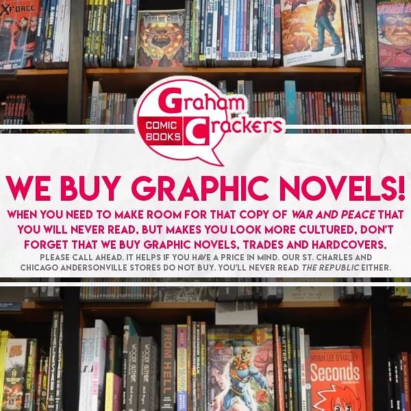 GCComics's tweet photo. Come and sell us your undesired Graphic Novels!
#comics #comicbooks #readcomics #comicstore #comicshop #comicbookstore #comicbookshop #collectcomics #comiccollector #comiccollection #comicbooksforsale #comicbookstyle #comicbookartist #grahamcrackerscomics #marvel #dc https://t.co/tYjlOAQrIg