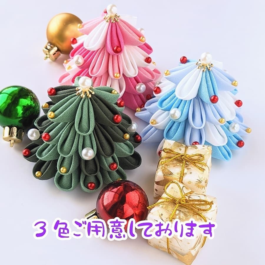 Ringo_dou's tweet photo. おはようございます✨
本日の当店アクセスランキング一位
＊つまみ細工＊ミニクリスマスツリー＊ノーマル
 #minne #クリスマス #ツリー https://t.co/bRcY3lSwme https://t.co/8KFC7jT7pR