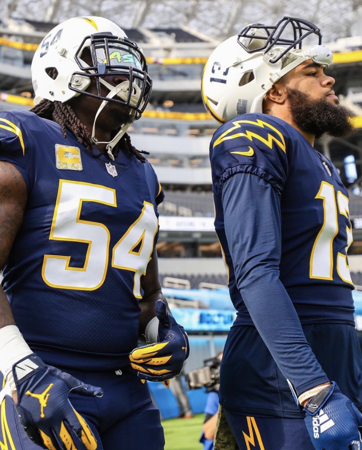 UNISWAG on X: The Navy Color Rush unis for the @Chargers #uniswag   / X