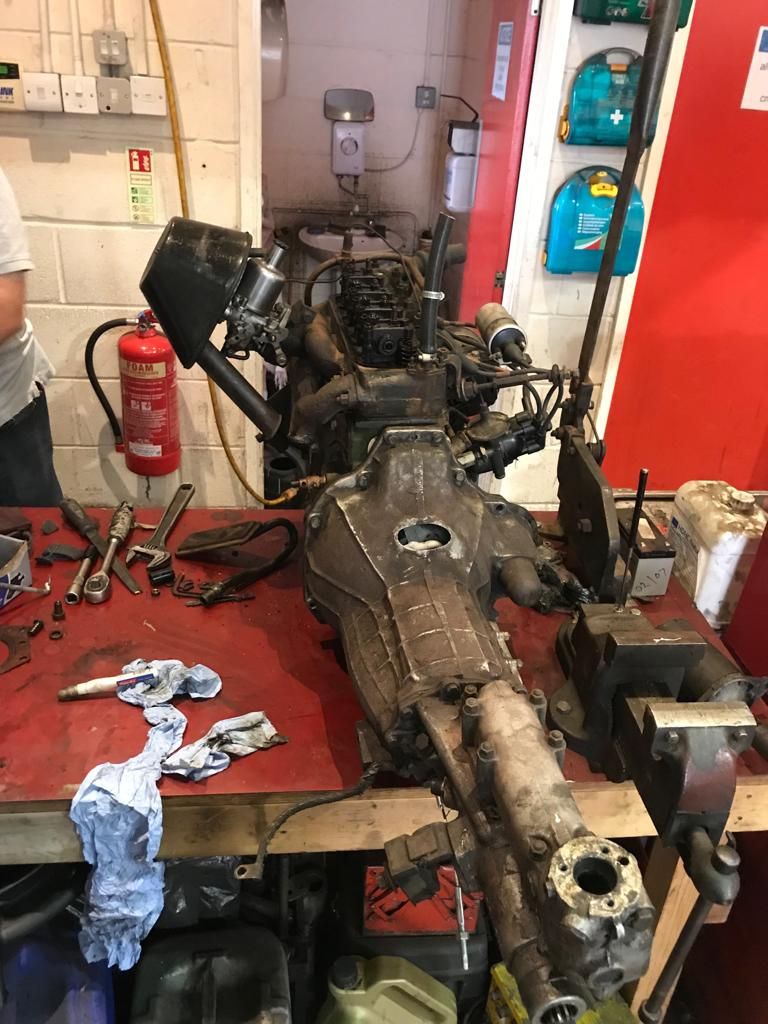 MDHOOT_'s tweet photo. Our vehicles are not all in glorious condition, some of them are as you would’ve found them at the time when they were used. This is the Morris Minor 1000 engine when the tablets were being added. Since then a new water pump has been added and the morris is up and running  👍 https://t.co/bfVk7HaGhV