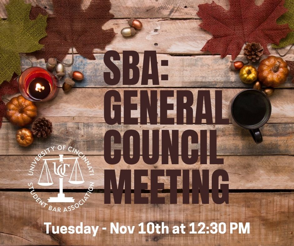 Join us tomorrow (11/10) for our November GC meeting! (Zoom links should be in your UC email!)