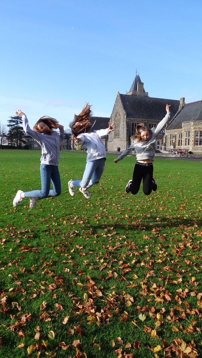 thonehouse's tweet photo. 🍂🍃Jumping into the new week! Who says lockdown can't be fun? #inittogether #iloveboarding #boardingfamily 
@TauntonPrep @tauntonschool https://t.co/CdpHiglYWh