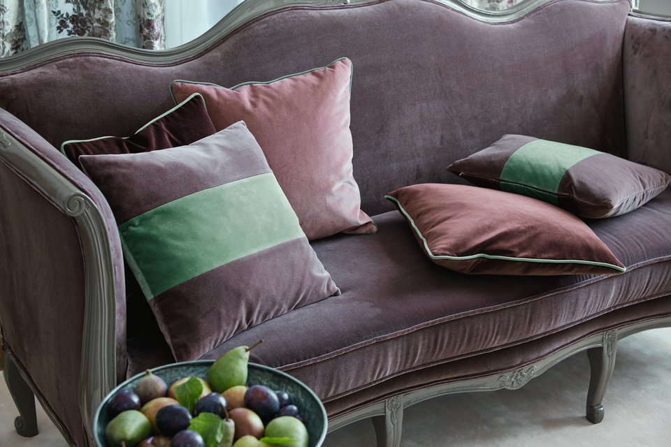 Velvet is synonymous with #luxury but it doesn't have to be just for the royals.  Our Velluto velvet is durable enough for everyday use with 50k Martindales and in 89-colorways. #interiordesign #style #couture #fashion