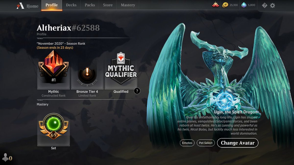AlthMtg's tweet photo. Wooo today marks a full week of ending every day at rank #1 on the ladder! I didn't screencap every day cos I had no idea this would happen but I'm gonna see how long I can keep this rolling for, will update in replies 🥳 https://t.co/JTrvjpazyJ