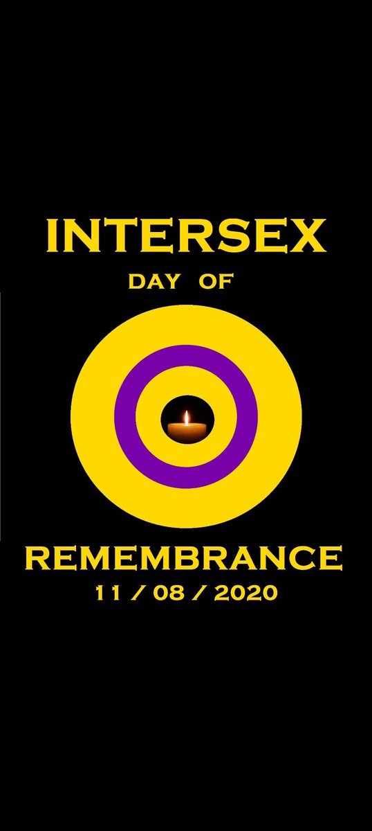 Join us tonight on our IGTV, YouTube, Vimeo, and Facebook for a special candle lighting and presentation for Intersex Day of Remembrance (Intersex Day of Solidarity).