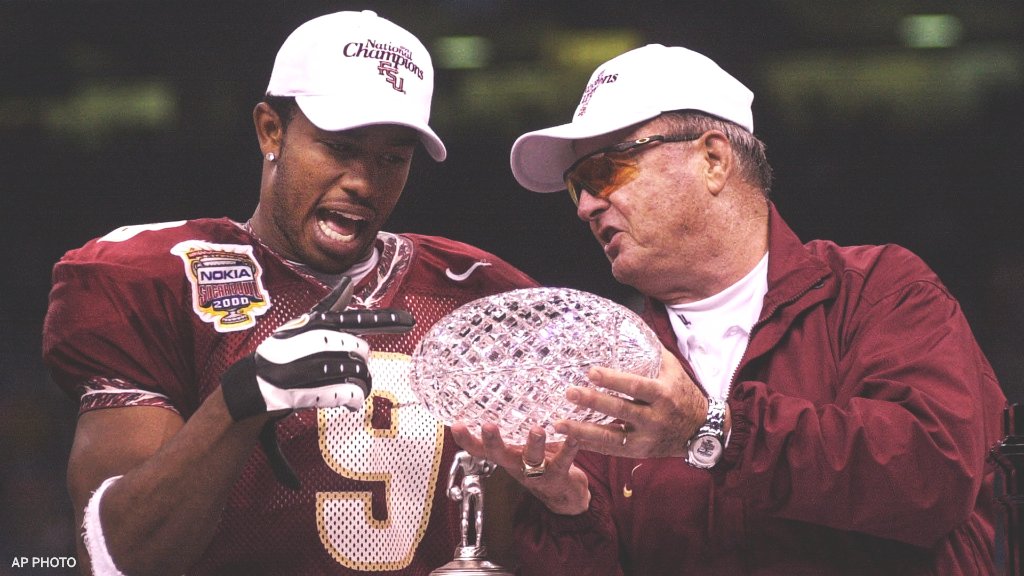 accnetwork's tweet image. 🍢 2x national champion
🍢 Winningest coach in ACC history
🍢 14 straight seasons with a Top-5 finish

Happy 91st birthday to an absolute legend, @FSUFootball’s Bobby Bowden!