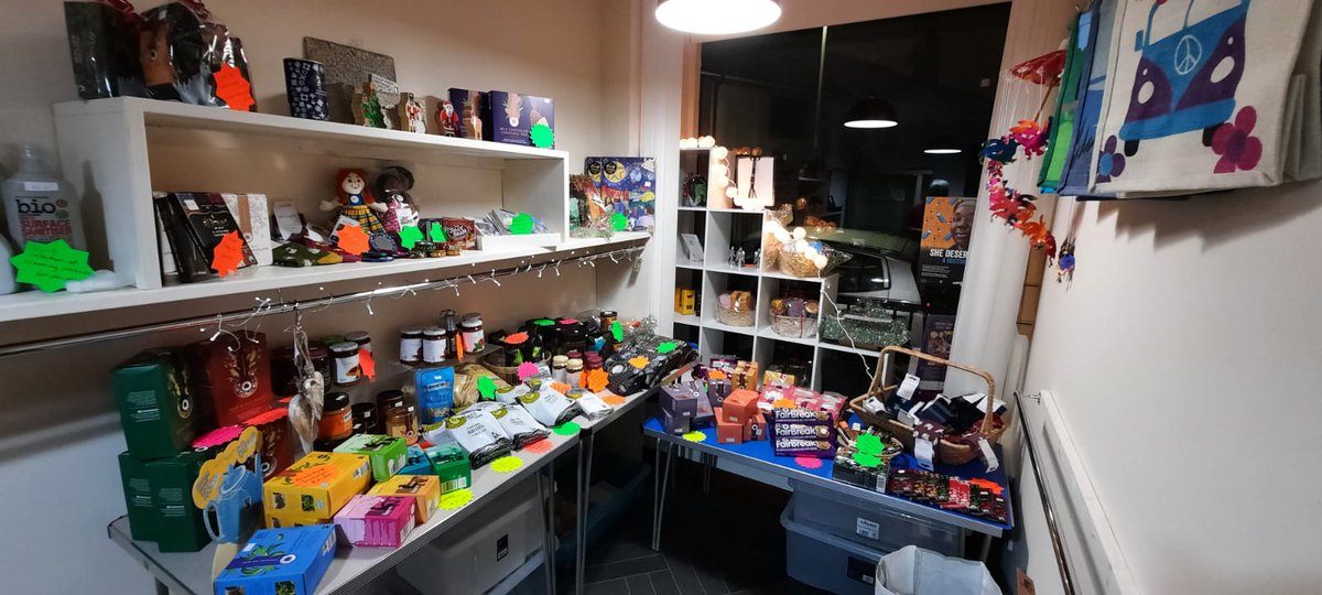 MontroseFTF's tweet photo. Pop up Fairtrade shop is ready to go.  9-14 Nov 11am - 4pm  116 Castle Street  Montrose.  Looking forward to welcoming you @MontroseBasin @scotmid @angusenvironews @AngusCouncil https://t.co/fQYyAJGRR7