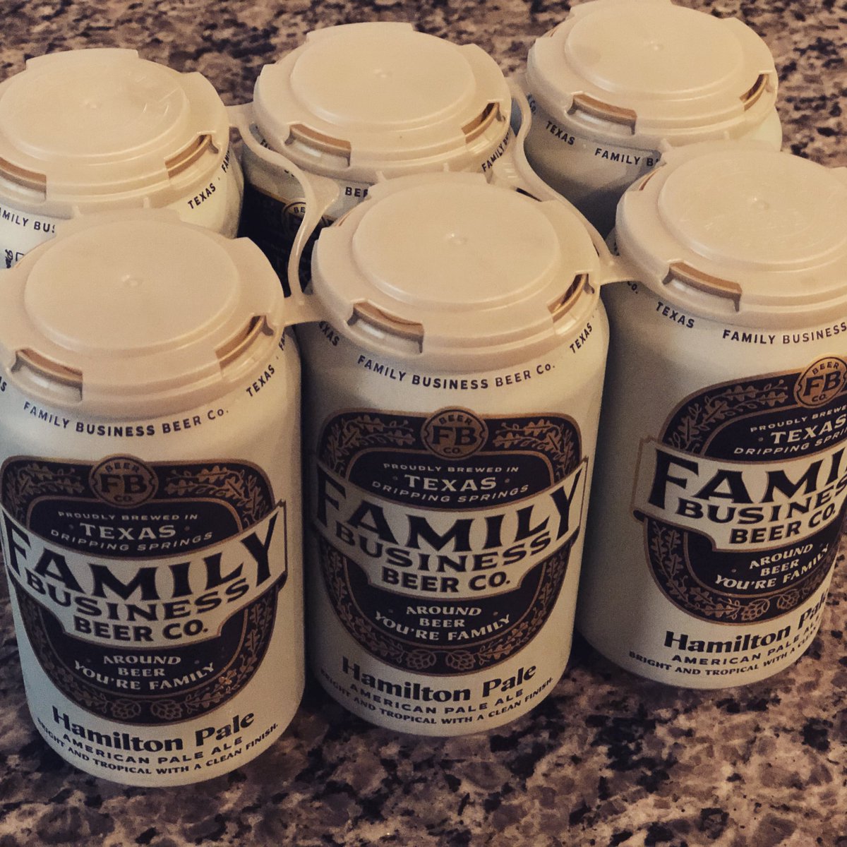 Snagged the last sixer of <a href="/TheFamilyBeer/">FamilyBusinessBeerCo</a> at HEB.  Support local businesses.  Dripping Springs Texas