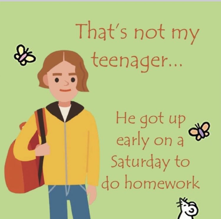 ClareCampbell7's tweet photo. That’s not my teenager... https://t.co/QkOM86rTo9