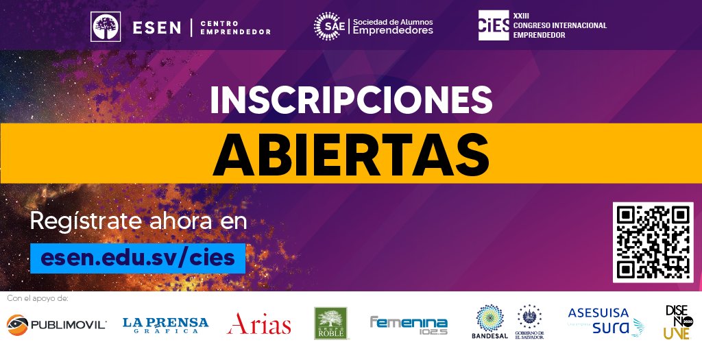 SAEESEN's tweet photo. ¿Qué estás esperando para inscribirte?
Regístrate en https://t.co/ckhmwxo17k
No dejes ir esta súper oportunidad para tu negocio. 🦸🏻‍♂️🦸🏻‍♀️ https://t.co/2ZE3pD8S47