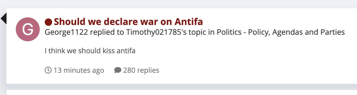 posts like these are very funny & made me laugh! but more importantly: for every moment that site is down, the odds increase that some would-be rittenhouse doesn't log on & meet the guy who gives him a gun. it's entirely possible some shitposter with a heart of gold saved a life.