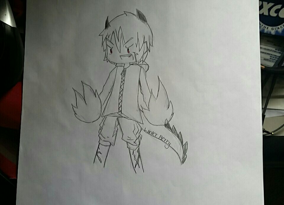 Flamey25's tweet photo. @TsubakiKokoa I may not have my model but i do have a concept drawing XD. I also like melon https://t.co/HZENrebBoQ