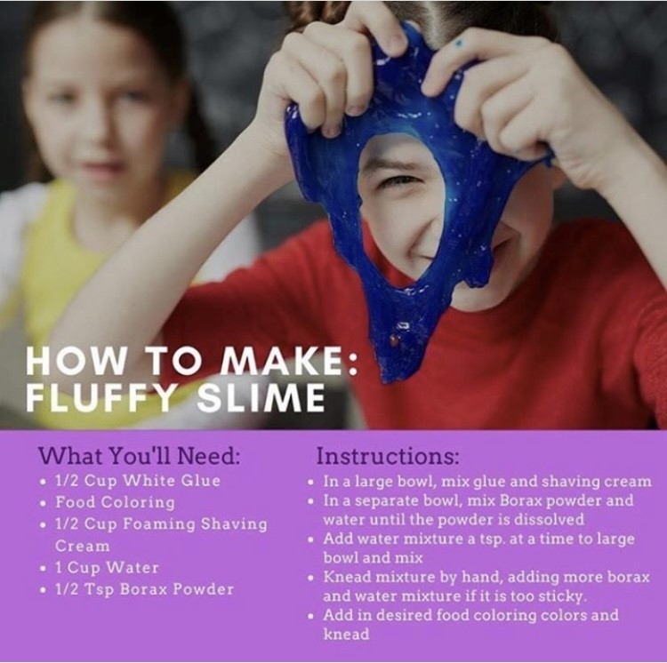 CNST_Reno's tweet photo. Fluffy slime is so much fun! The shaving cream keeps it from being too sticky.
#SlimeRecipe #Slime #KidsCrafts #Kids #Crafts https://t.co/m4ZR8chpna