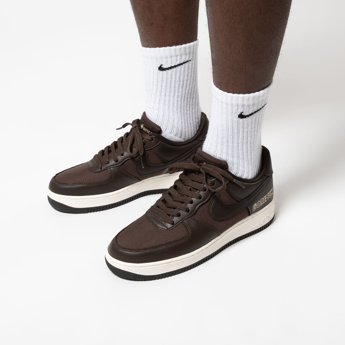 air force 1 gore tex brown
