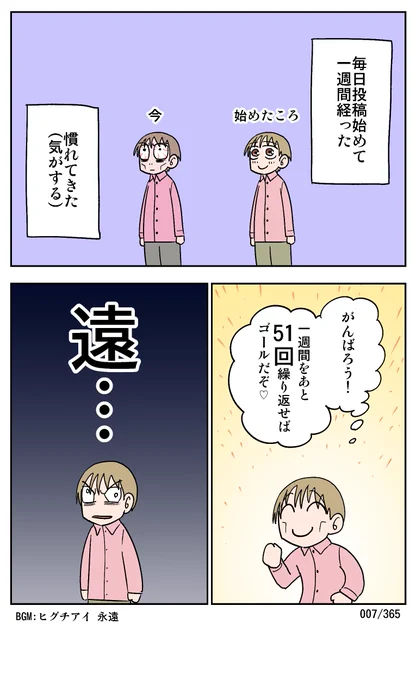 一週間経ちました 