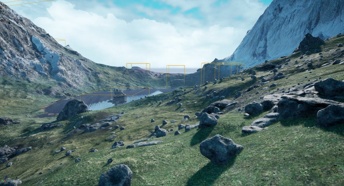 Une journée productive, pas mal d'avancées sur le level design pour le projet The Last Whisper <a href="/SiriusGamesFR/">Sirius Games</a> 
ça commence à ressembler à quelques chose (même sans les foliages) 

#UnrealEngine #WorldCreator #Brushify from <a href="/JoeGarth/">Joe Garth</a> 
#Megascans