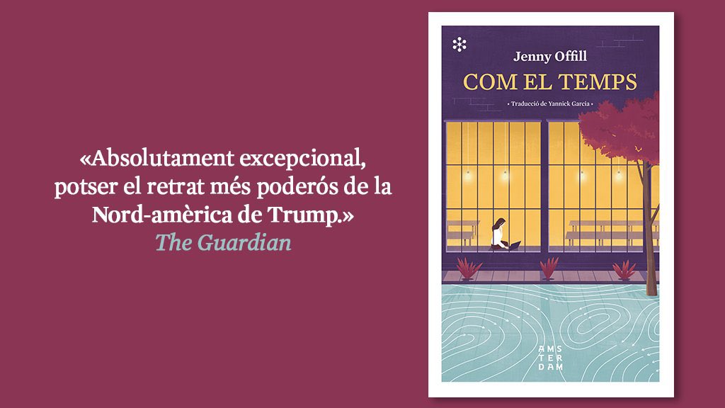 jcgirbes's tweet photo. “S’acosta una època en què els homes embogiran i, quan vegin algú que no estigui boig, l’atacaran i li diran: ‘Ets boig, no com nosaltres’.”

#ComElTemps de Jenny Offill en traducció de @yannickgp a @som_amsterdam 
https://t.co/bTEgbKX0BW https://t.co/n2UODjTqsT
