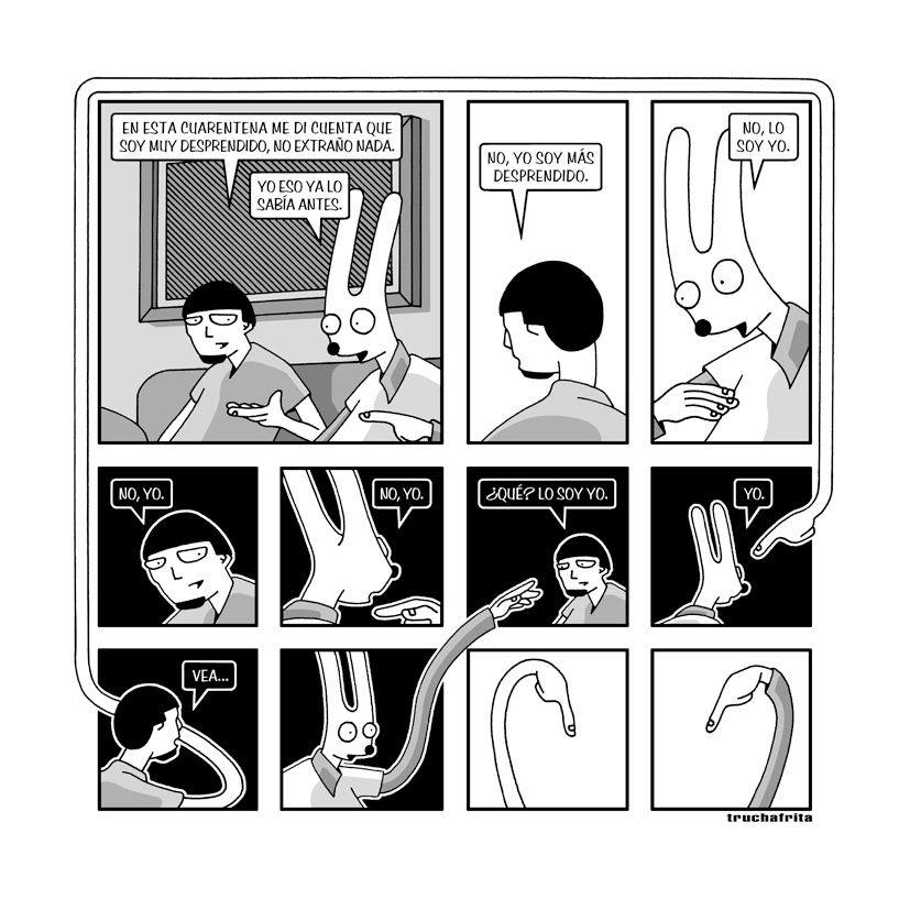 BlastRevista's tweet photo. Lecturas dominicales: 

Esta semana el dibujante invitado a la "I Muestra Virtual de Cómic" de @EAFIT  es Álvaro Vélez @truchafrita 

En el siguiente enlace pueden visitar su trabajo:

https://t.co/QubL0nu5RK https://t.co/QCqRAi8QZY