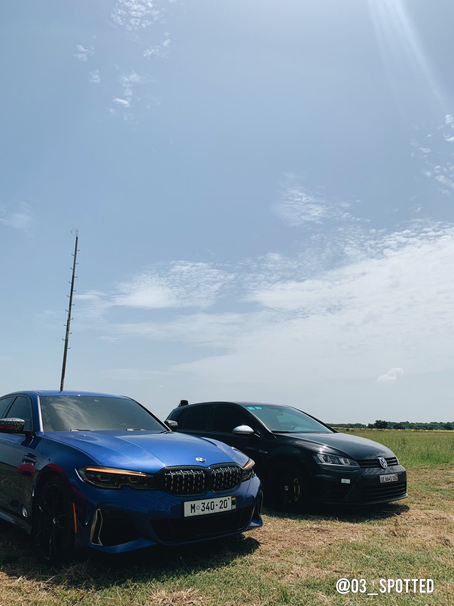 Lester_O3's tweet photo. My 4 best shots from today. VW GOLF MK 7 GTI, BMW F83 M4, BMW F90 M5 and the BMW M340i x VW GOLF MK 7 R #VWGolf #bmw340 #beamer #germans #vagnation #accra #ghana #westafrica #airstripattack #retweet #like https://t.co/U48chRSY60