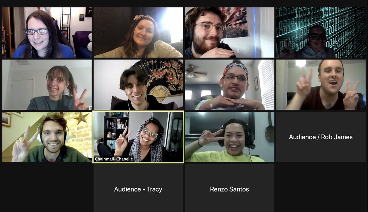 ChainReacting's tweet photo. Shoutout to this cast along with @carvalhindoo @ItsTooleTime @patty_layne @caladoleo @GregHulks and @IamRenzoSantos who didn’t make chainmail or couldn’t be tagged! Everyone KILLED IT! 🔥 https://t.co/6cvaAn0EP7