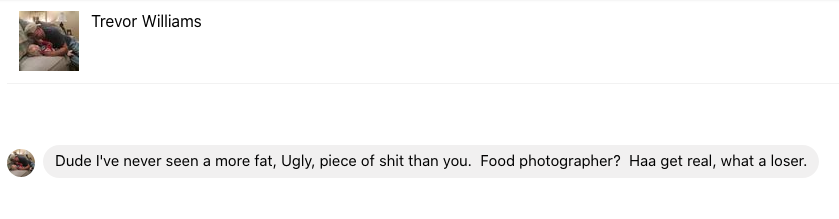jerryjamesstone's tweet photo. When I speak out on Trump, these are the kind of messages I get. https://t.co/lyjAXJjIQl