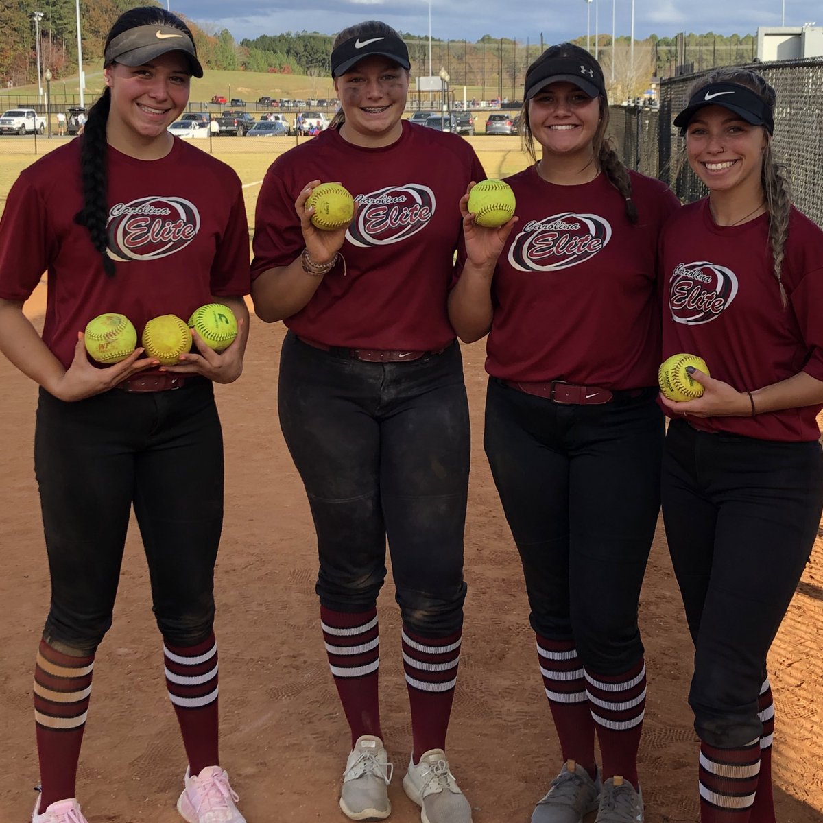 FryeElite's tweet photo. Clean sweep at the Scenic City for these ladies! 45 runs scored, 17 runs allowed & 6 💣s against 5 great teams! Next stop Myrtle Beach. #BeElite @RadfordSoftball @AbbeySoftball @ElonSoftball @fmu_softball @GCPride_sball @NYUSoftball @CarEliteNCorg https://t.co/MENqGd8Di2