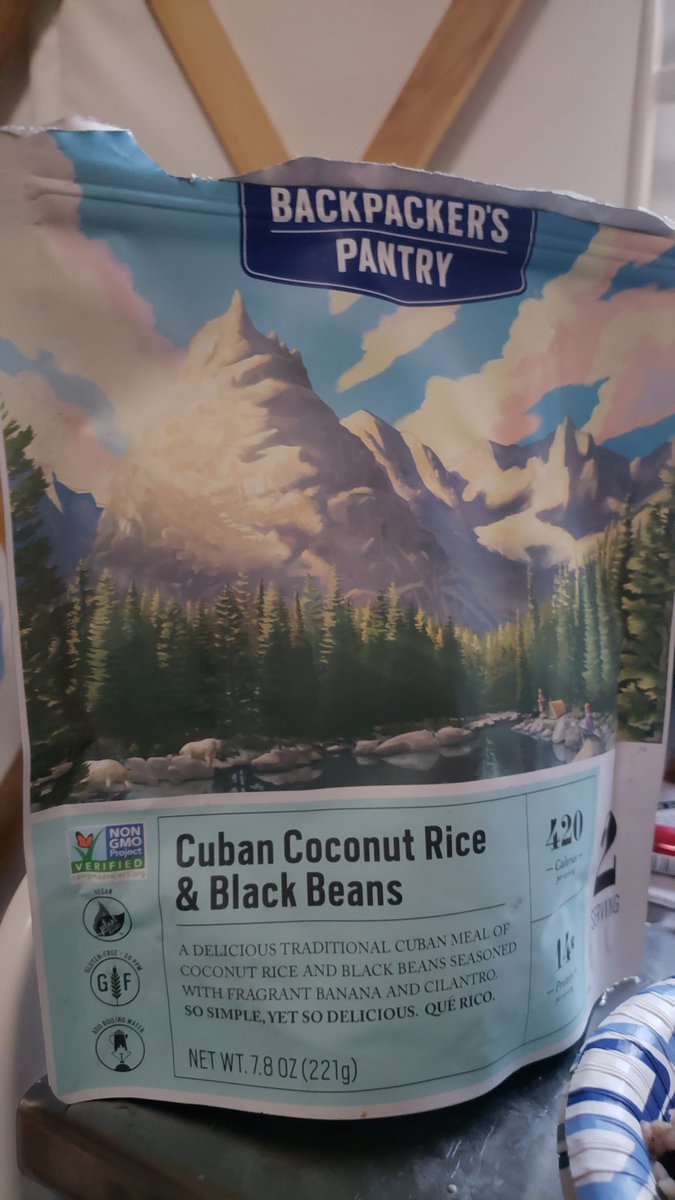 Ironically I ate freeze dried food for dinner tonight, because I feel crappy and thus did not want to cook. And since I live off grid, I do not have a microwave. But Backpackers Pantry Cuban Rice is great, do recommend.