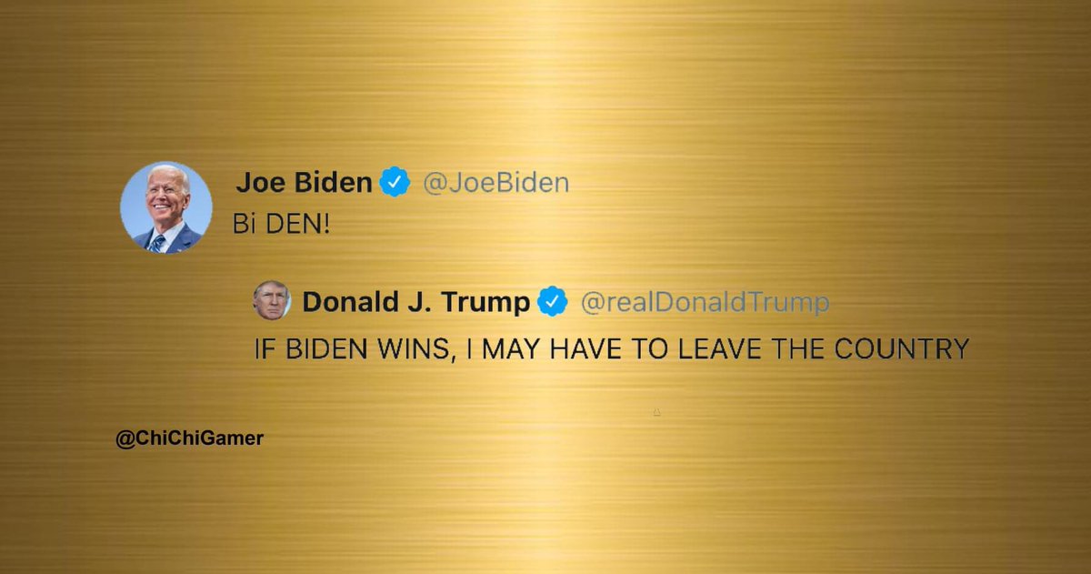 ChiChiGamer's tweet photo. 🟡🤣👋
#BidenHarris2020 https://t.co/r6OsqtErdS