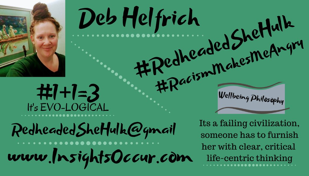 InsightsOccur's tweet photo. @McConaughey Hey McConaughey the Socratic Dialoguer - shall we trialogue?
#RedheadedSheHulk > #RacismMakesMeAngry
is seeking a deep-thinking #ExecProd
We'll have a blast sharing clear, creative, life-centric thinking via enter-cation
Cause edu-tainment is so pre-pandemic.
Sizzle streams! https://t.co/ZA3UHOwexb
