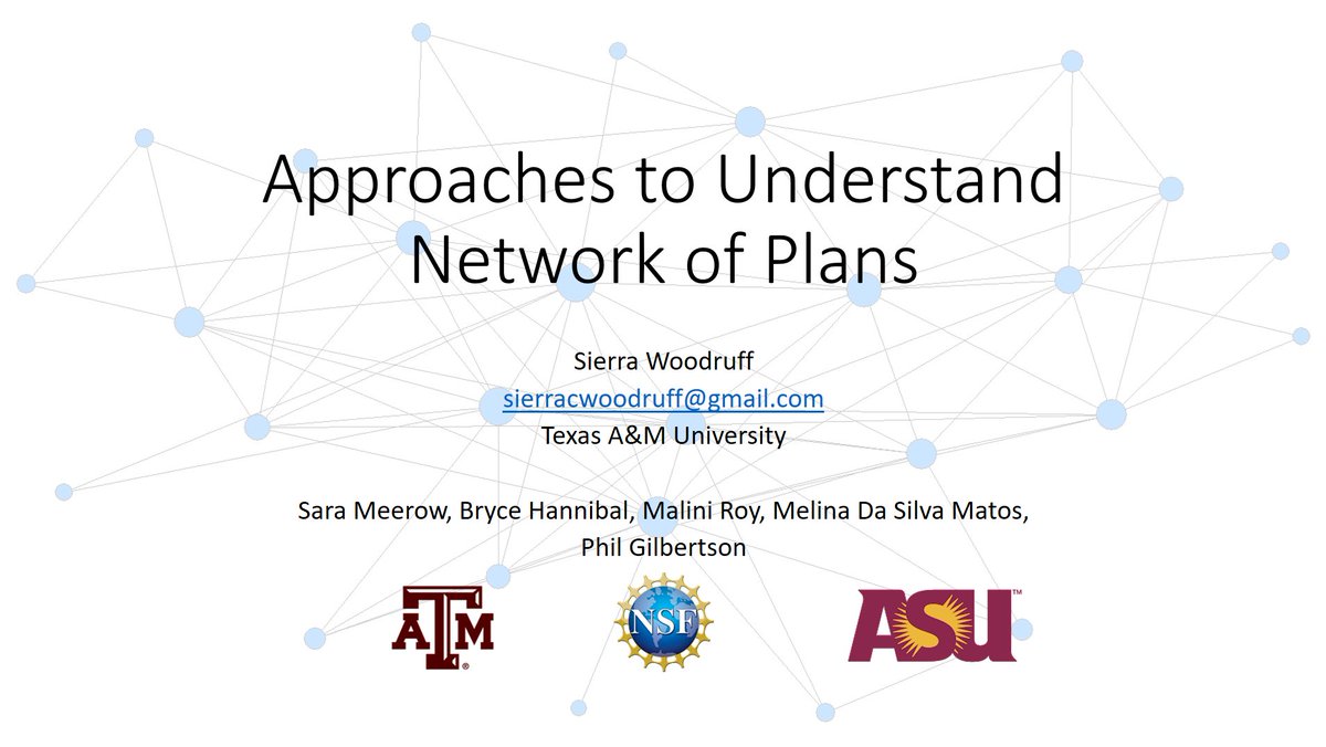 SaraMeerow's tweet photo. I enjoyed #ACSP2020 even though it was a stressful week &amp; I missed seeing everyone in person. It was especially exciting to see 4 different presentations on preliminary results from our @NSF #resilience #planning #networks project for the 1st time! https://t.co/VJ7WmJ12bf