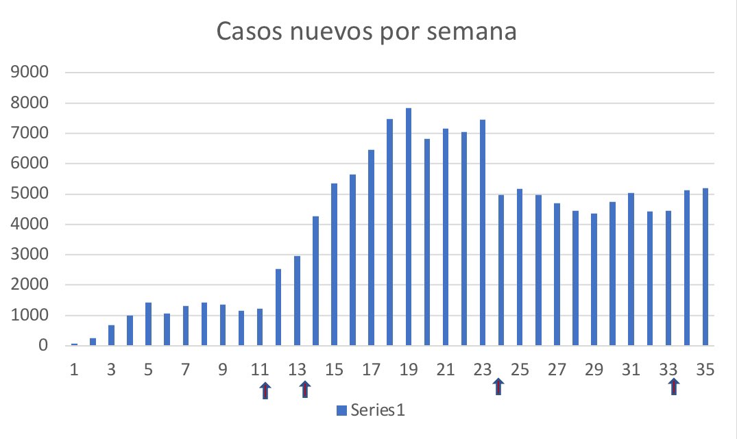 mayogastro's tweet photo. Gráficas desde el inicio de la epidemia. Empieza a verse una discreta elevación de casos y muertes. Sigue usando #mascarilla y #distanciamiento físico. La epidemia no ha terminado. La posibilidad de cierre comercial a fin de año, depende de nuestro comportamiento ahora. #Covid_19 https://t.co/UW52ey9iUW