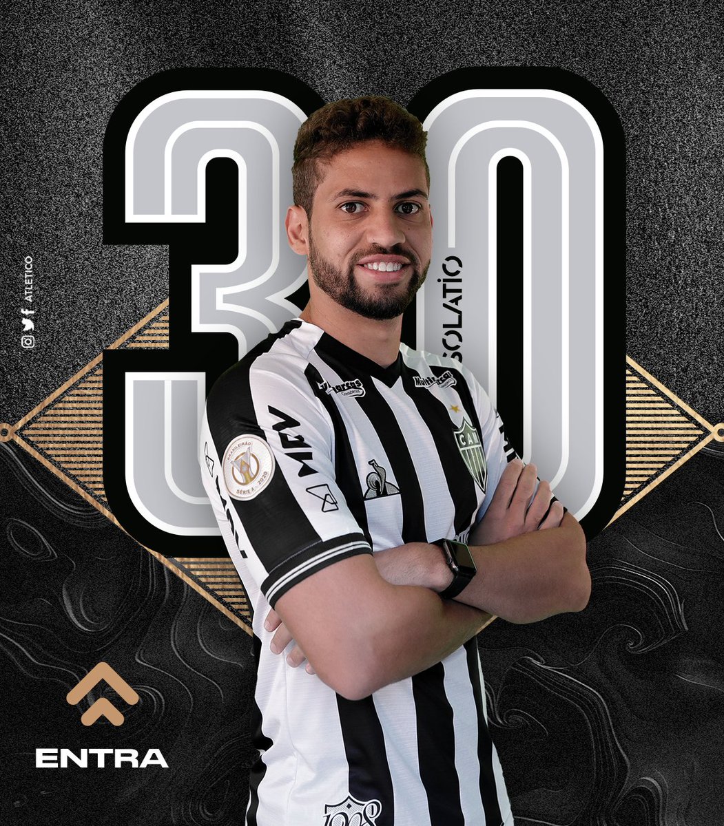 Atletico's tweet photo. 40' - Substituição no Atlético: Gabriel vem para o jogo no lugar de Réver. Vamos, #Galo! 

#CAMxFLA 🏴🏳 https://t.co/7kUsTOmOWm