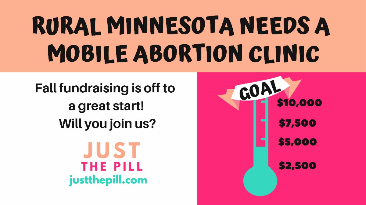 JustThePill's tweet photo. Rural Communities Need Abortion Care!
We are mailing abortion medications across Minnesota.
Please donate to help buy a mobile clinic.
https://t.co/zjGHXEmkUF
#abortions #abortos #Minnesota #mifebymail #telabortion #teleabortion #abortionbymail #wecan #abortioncare #abortion https://t.co/snCQpiaDGX