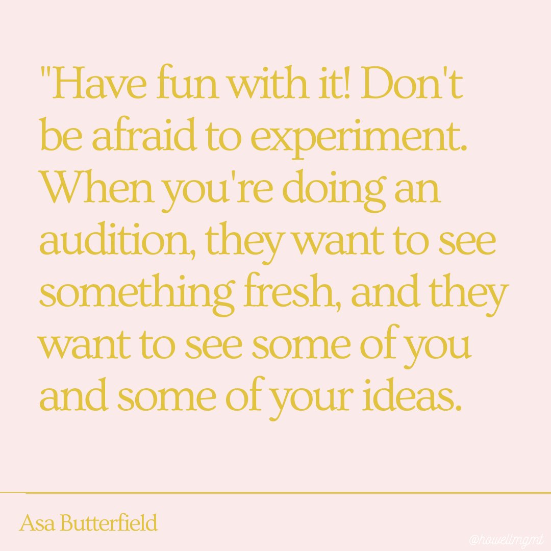 Don't forget to have fun! #mondaymotivation #actingquote #quoteoftheday #inspirationquote #quote #hollywood #acting #talentagency