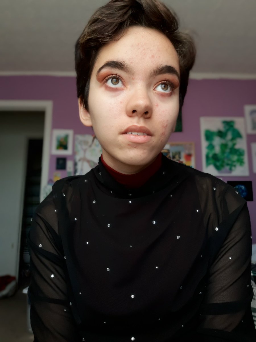 kyoto_kai's tweet photo. i don't know where this confidence came from but it's a good day to be queer. 
#celebratetheLGBTQIA #nonbinaryrealness https://t.co/XJNzLa9JGK