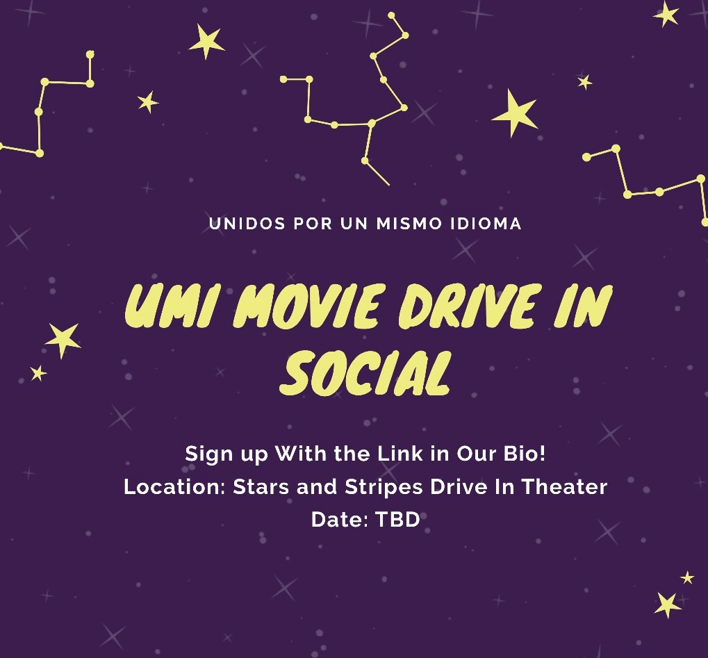 UMI MOVIE DRIVE IN SOCIAL!
The date is still to be determined, but sign up using the link in our bio if you are interested in attending!! 💫🚙🎬
