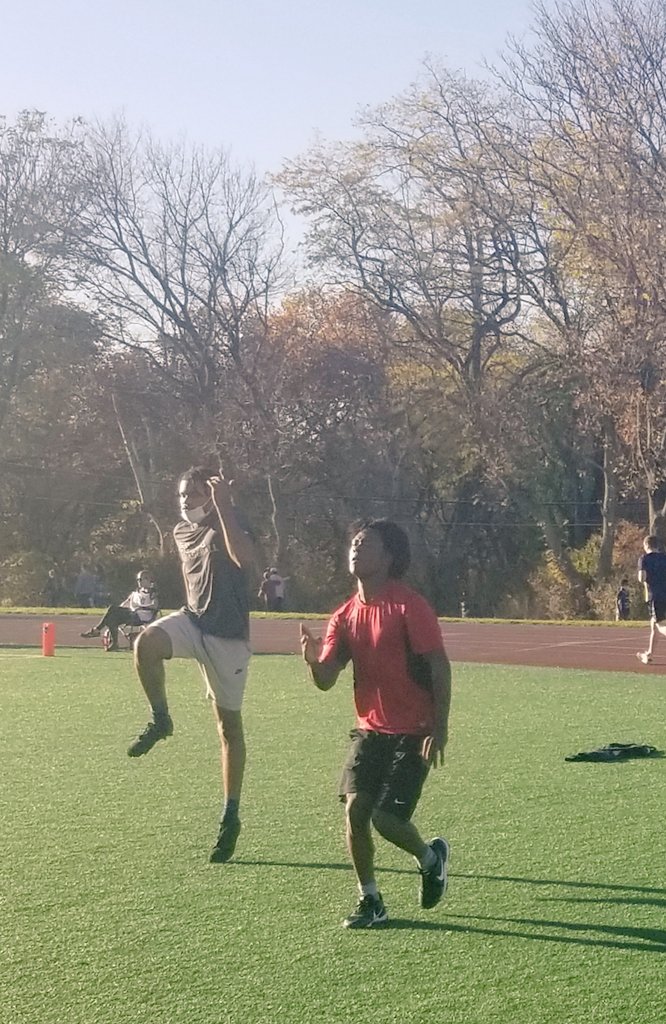 PGH_Hardball's tweet photo. Speed &amp; agility training day with Coach Christian @Citiparks Schenley Oval Sportsplex.  75 &amp; sunny in the 'burgh!  #CommitToImprove https://t.co/e6sad5SUMk