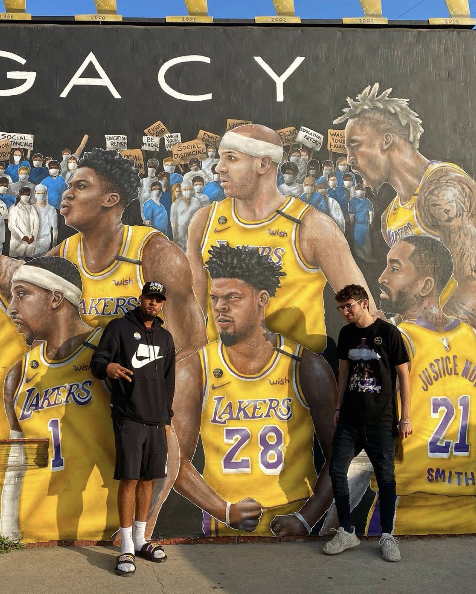 Kobe Bryant Lakers Murals On Twitter Quinn Cook At The Lakers Leave A Legacy Championship Mural By Gz Jr At 5522 Venice Blvd