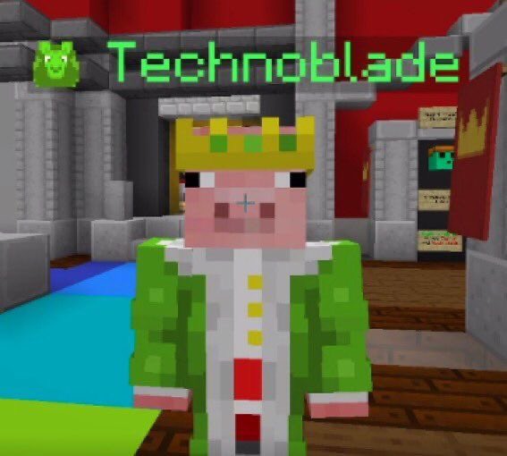 technoblade not in skin