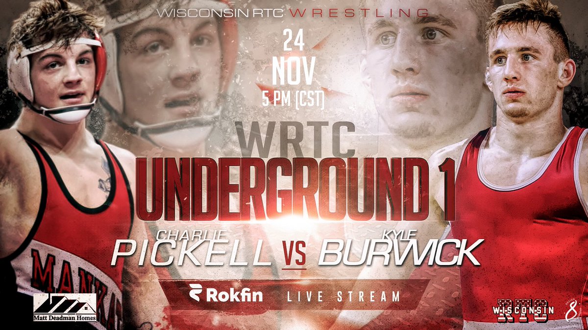 WiscRTC's tweet image. It's 🔨🔨🔨 time! @realkyleburwick vs. @PickellCharlie! Underground 1 presented by @MattDeadman1 Homes! Only on #Rokfin!

Subscribe to rokfin.com/wiscrtc

Let's Go!!!!