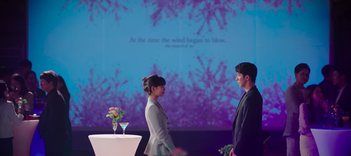 lets begin with the party~ from the very start he is there on her side.despite the fact that ji pyeong made it clear he wouldn’t invest/help samsan - do san went to help dal mi at the event. he read her letters, and he wanted to help her - for no reason other than bc he cares