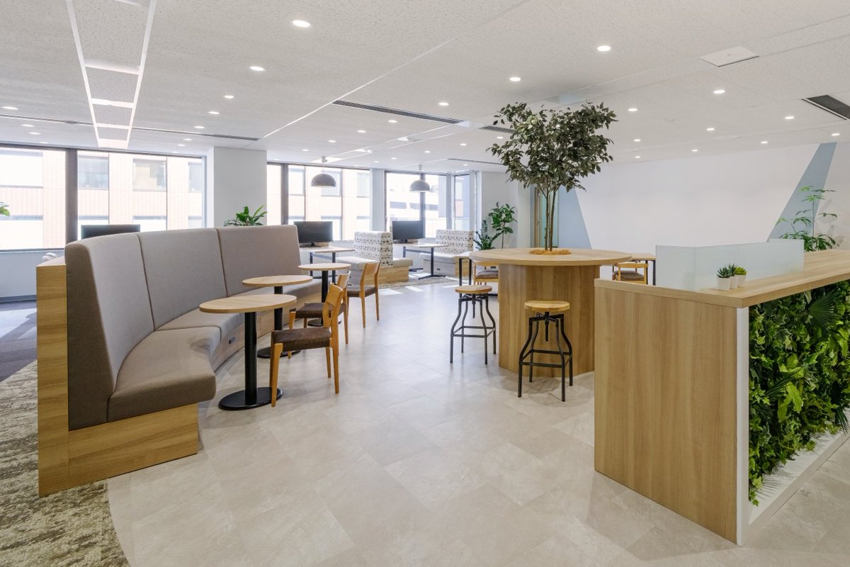 ヴィス デザイナーズオフィス オフィスデザイン実績紹介 株式会社ミックウェア様 コンセプトは Garden バイオフィリックデザイナーズオフィス デザイナーズオフィスをバズらせたい T Co Vyiri5ljb0