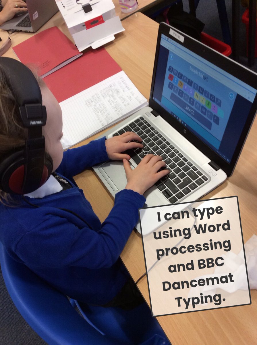 Developing our ICT skills particularly word processing, coding and typing skills! <a href="/NAC_Education/">North Ayrshire Education</a>