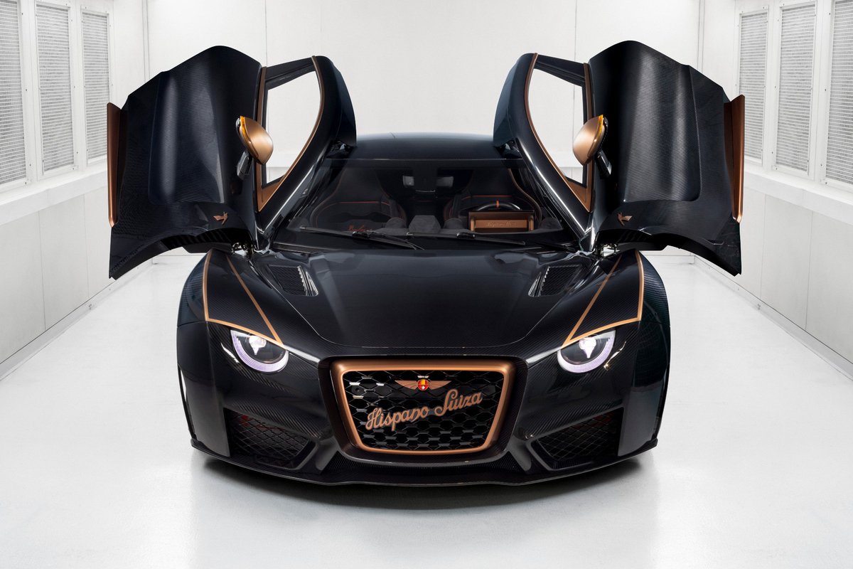 Autofile_Canada's tweet photo. The Hispano Suiza Carmen Boulogne has 1100 horsepower and can reach 100 km/h in 2.6 seconds. - #SundaySpeed #SundayFunday https://t.co/QLhfcyCE5X
